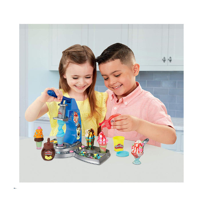 Kitchen Series Colorful Ice Cream Set Children's Plasticine Toys