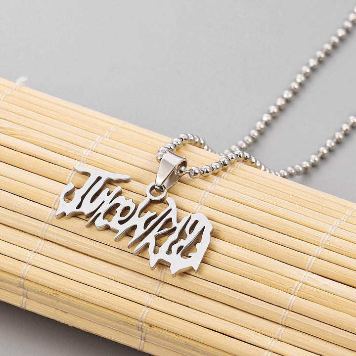 Creative All-match Ornament Simple Fashion English Letter Necklace - Super Amazing Store