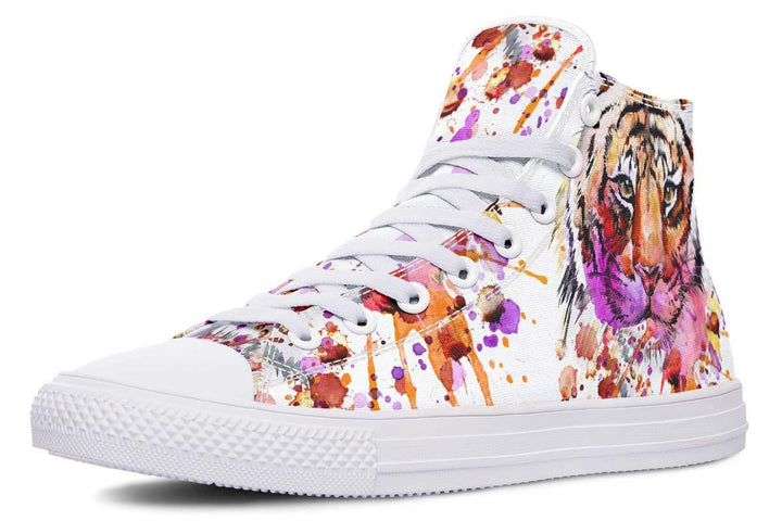 Printed Couple High-top Canvas Shoes - Super Amazing Store