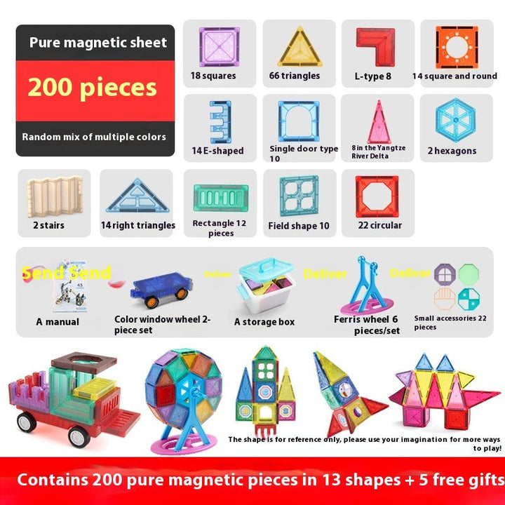 Magnetic Block Pipe Set Children's Puzzle Toy Super Amazing Store