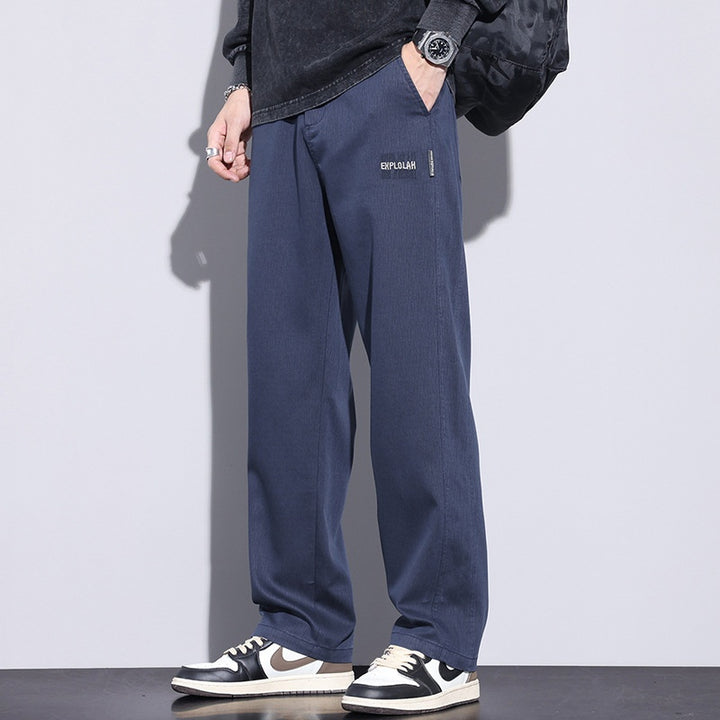 Autumn New Trendy Loose Wide-leg Pants For Men Q2