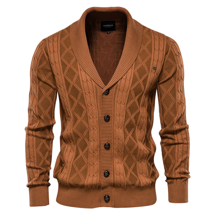 Men's Cardigan Sweater Padded Sweater Trend - Super Amazing Store