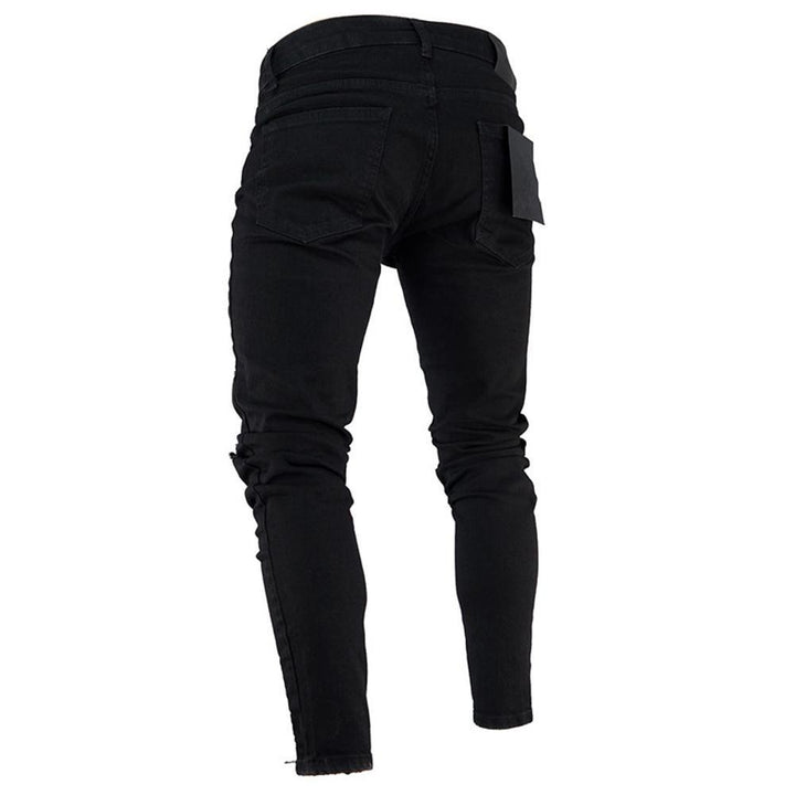 Pants Jeans For Men Trousers Long Basic Broken Clothes - Super Amazing Store