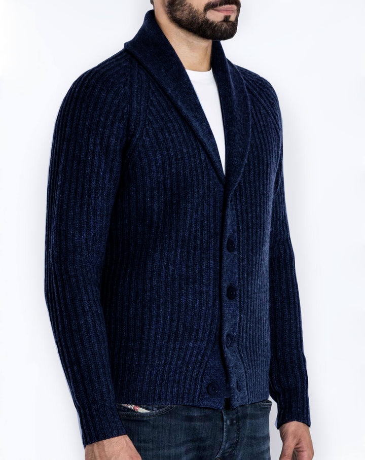 Long Sleeve Cardigan Men Knitted Sweater - Super Amazing Store