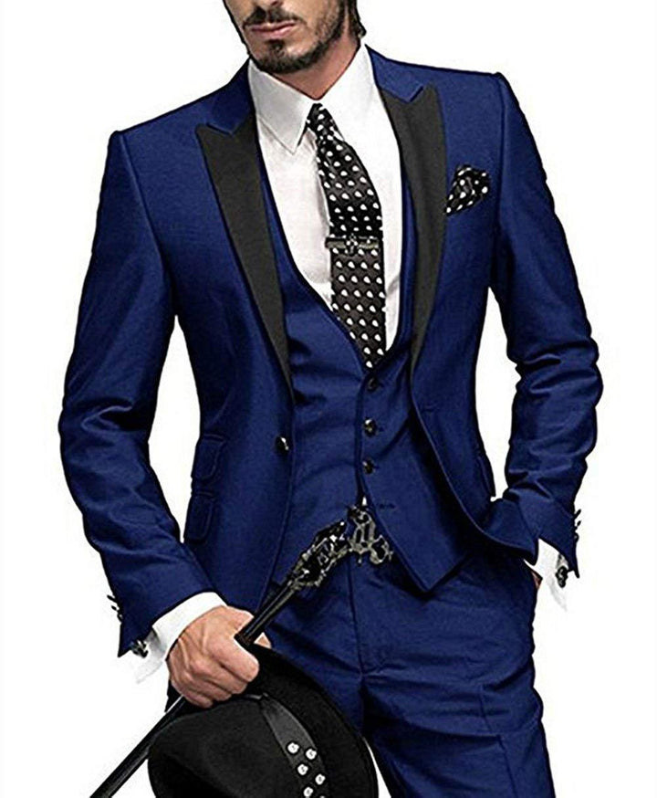 Men's Three-piece Suit Bridegroom Best Man Wedding Suit Men - Super Amazing Store