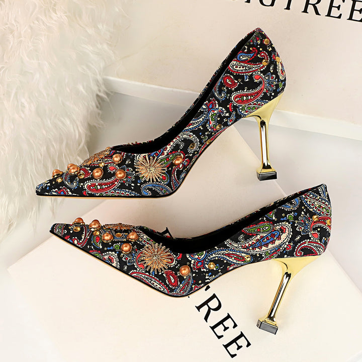 Stylish Printed High Heels - Super Amazing Store