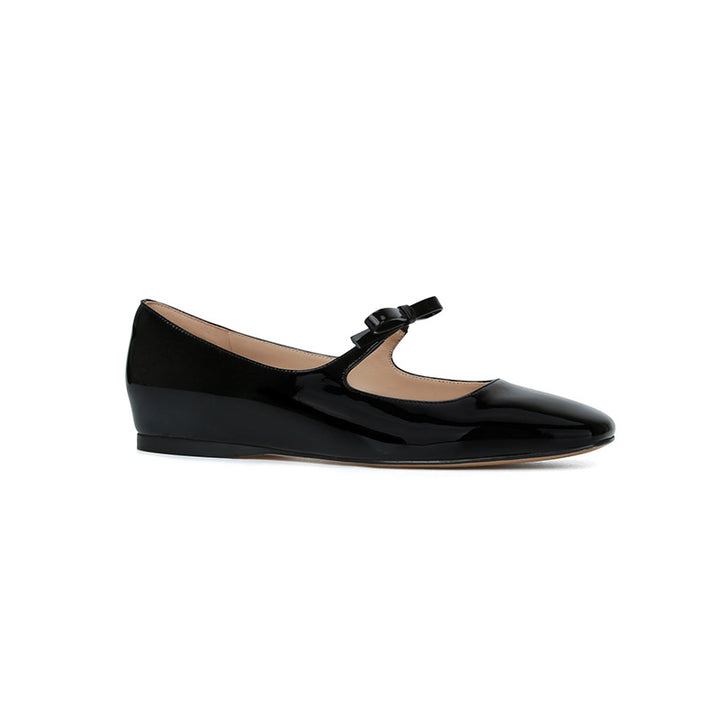 French Style Bow Low-cut Ballet Pumps Q2