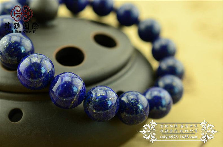 Single loop bracelet lapis lazuli bracelet - Super Amazing Store