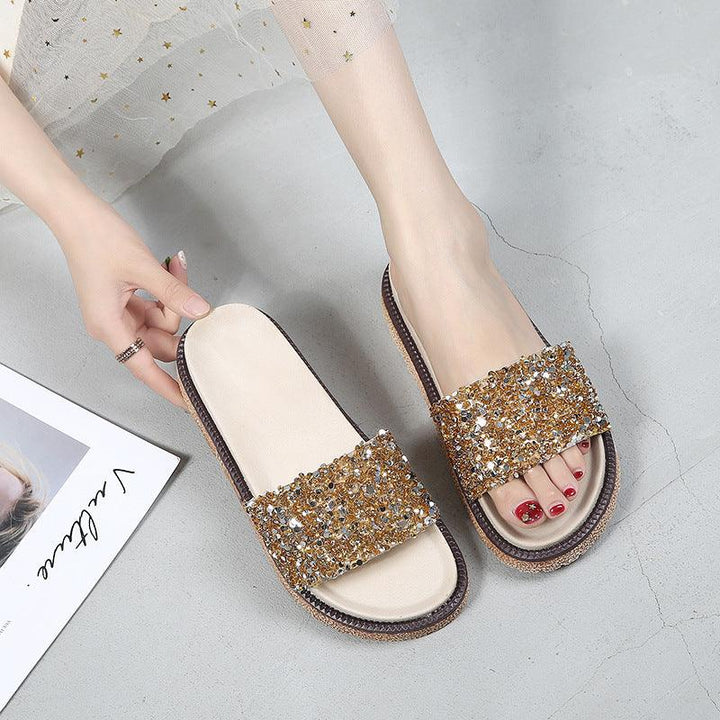 Rhinestone slippers - Super Amazing Store