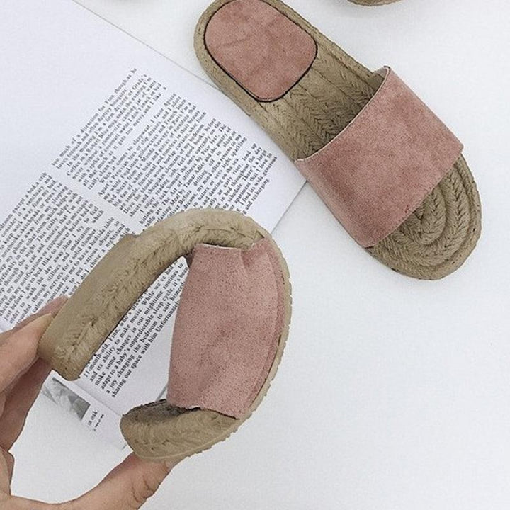 Straw Slippers - Super Amazing Store