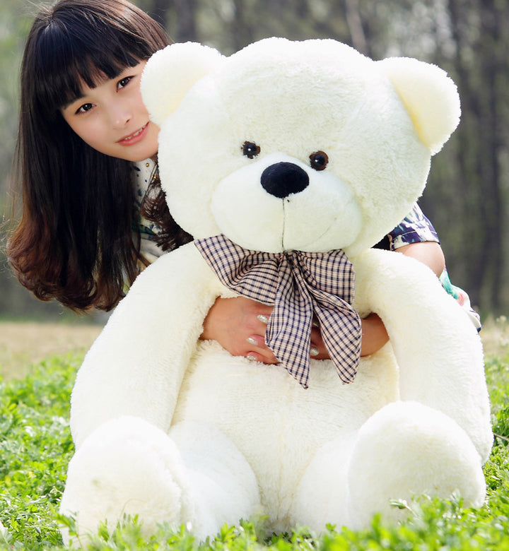 23inch to 78inch Giant unstuffed empty teddy bear bearskin coat soft big skin shell Semi-finished plush toys soft kid doll