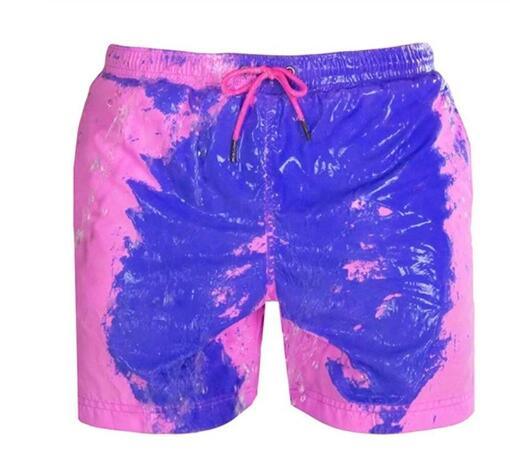 Magical Change Color Beach Shorts Summer Men Swimming Trunks Swimwear Swimsuit Quick Dry bathing shorts Beach Pant - Super Amazing Store