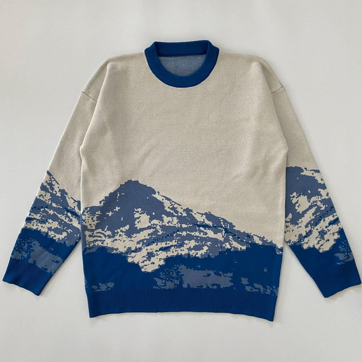 Tide Brand Snow Mountain Men Casual Knit Sweater Men - Super Amazing Store