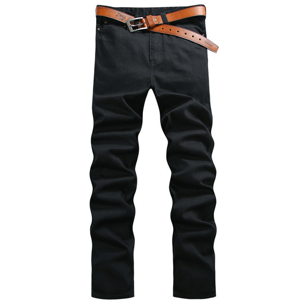 Men's casual jeans straight trousers Q2