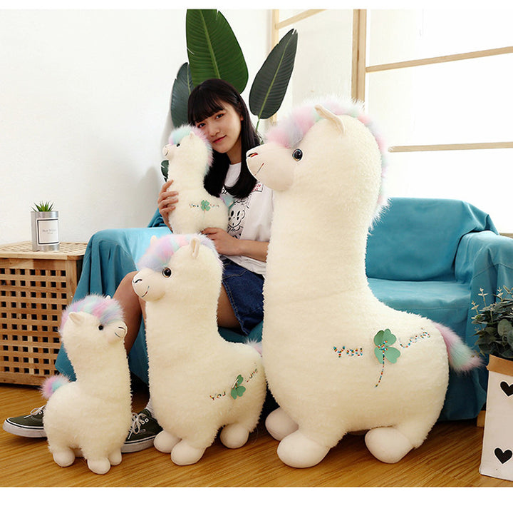 Plush Alpaca Pillow