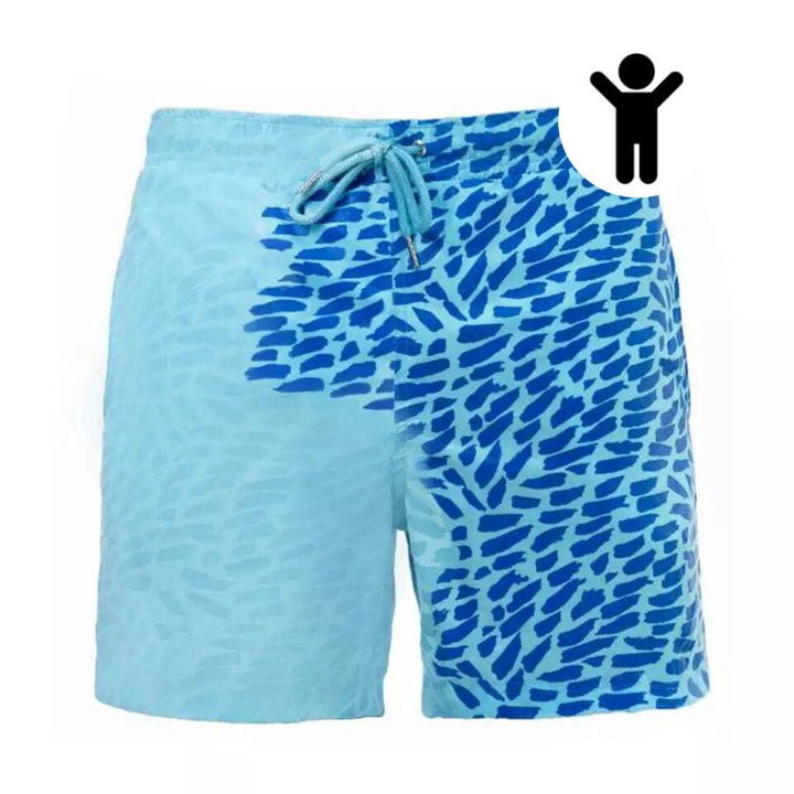 Magical Change Color Beach Shorts Summer Men Swimming Trunks Swimwear Swimsuit Quick Dry bathing shorts Beach Pant - Super Amazing Store