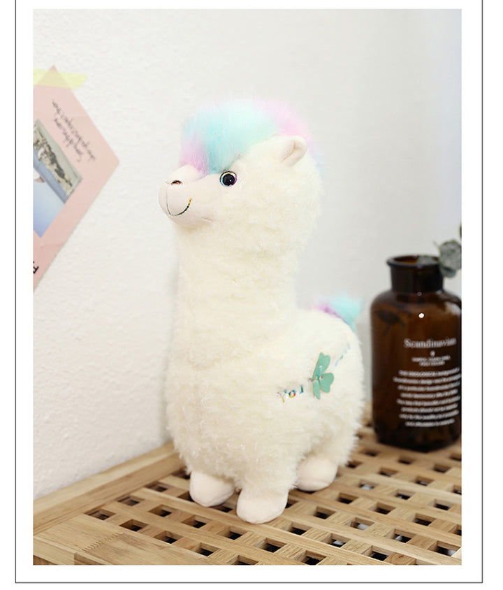 Plush Alpaca Pillow