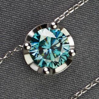Moissanite necklace 1.5 carats VVS1 - Super Amazing Store
