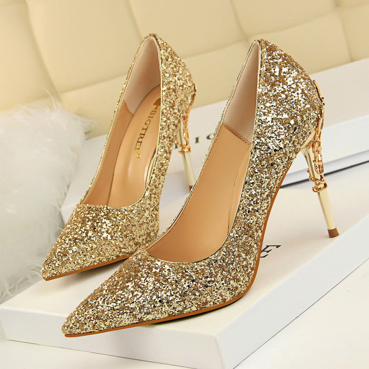 Glitter Base High Heels - Super Amazing Store