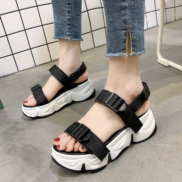 Casual Platform Straps Sports Sandals Q2