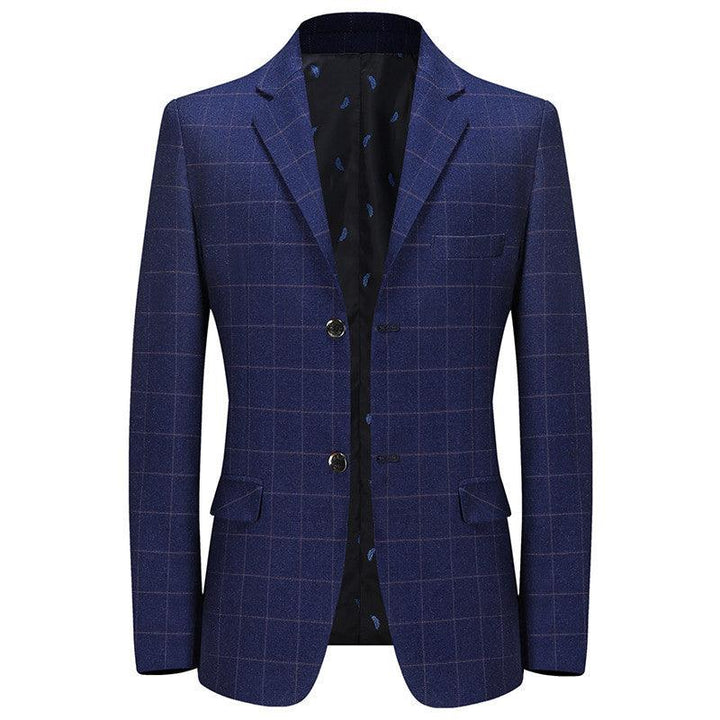 New Leisure Suits For Men Coat Plaid Fashion - Super Amazing Store