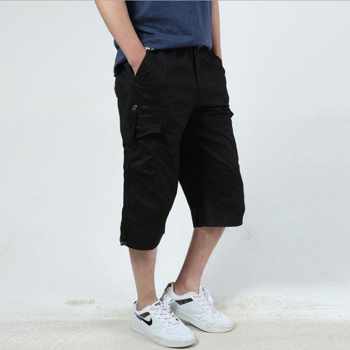 Summer Loose Cropped Trousers Shorts Men 7 Points - Super Amazing Store