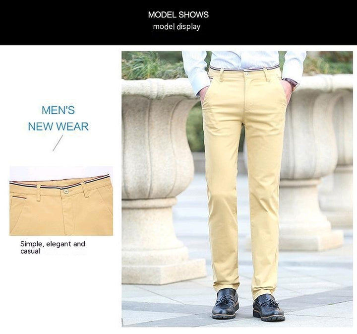 Spring And Summer Men's Pure Cotton Casual Pants Q2