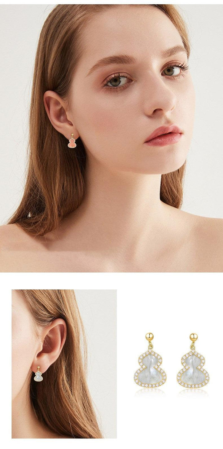 Zircon Gourd Earrings - Super Amazing Store