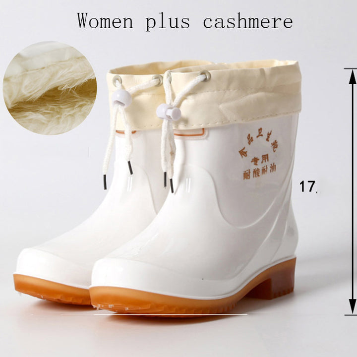 Short White Rain Boots For Men and Women- Super Amazing Store