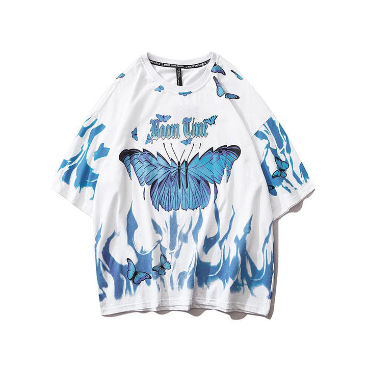 Butterfly printed Student Short Sleeve T-Shirt - Super Amazing Store