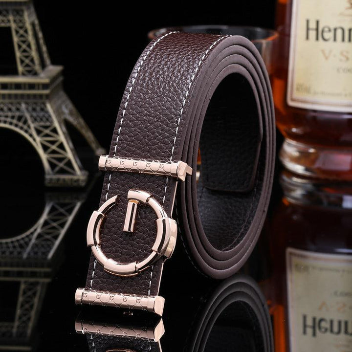 Ladies luxury belts cummerbunds for women G buckle Belt Genuine Leather belt Fashion genuine leather men belts buckle - Super Amazing Store