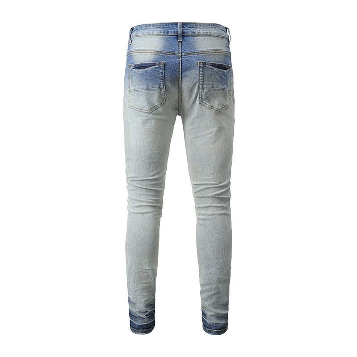 Men's Jeans Slim Blue Jeans With Small Feet - Super Amazing Store