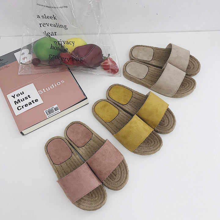 Straw Slippers - Super Amazing Store