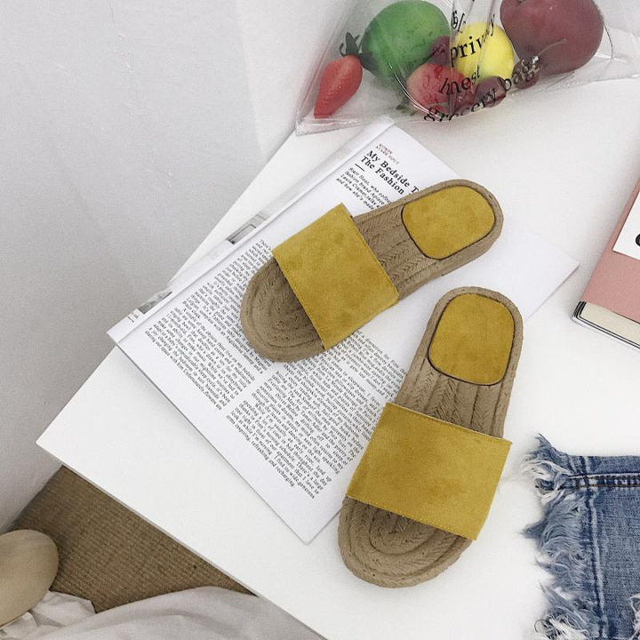 Straw Slippers - Super Amazing Store