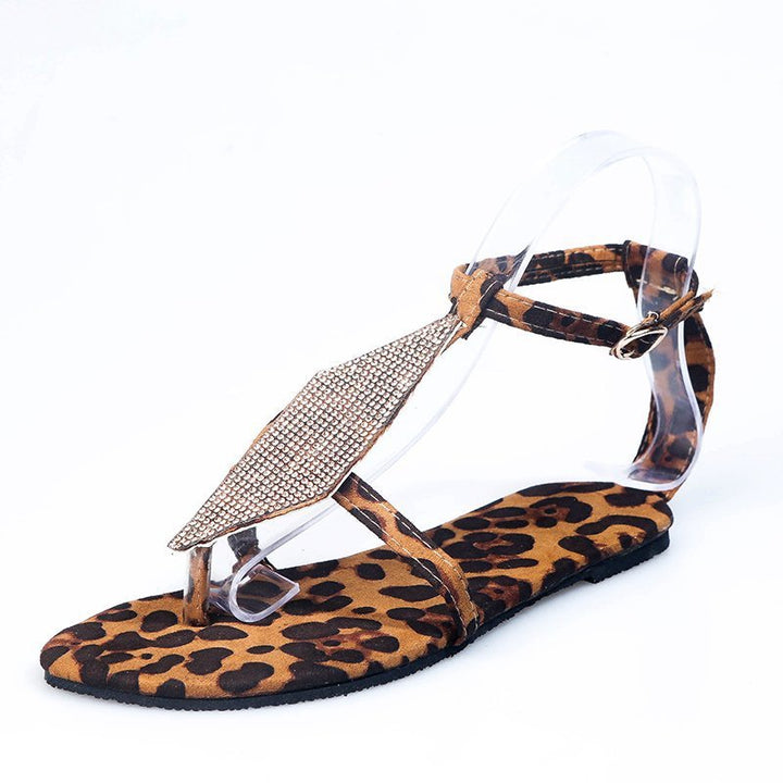 Sandals rhinestone flip flops women sandals - Super Amazing Store