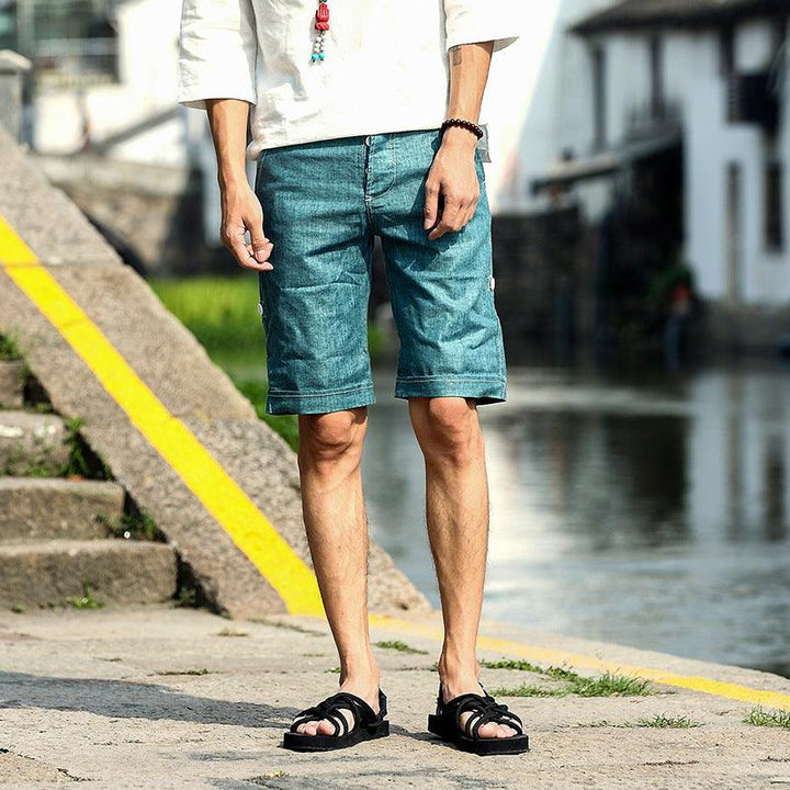 New linen shorts men - Super Amazing Store