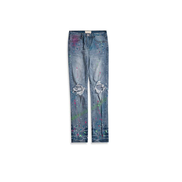 Splash ink gradient jeans - Super Amazing Store