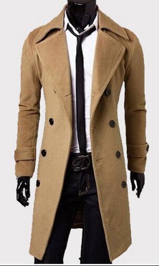 Men Long Trench Coat - Super Amazing Store