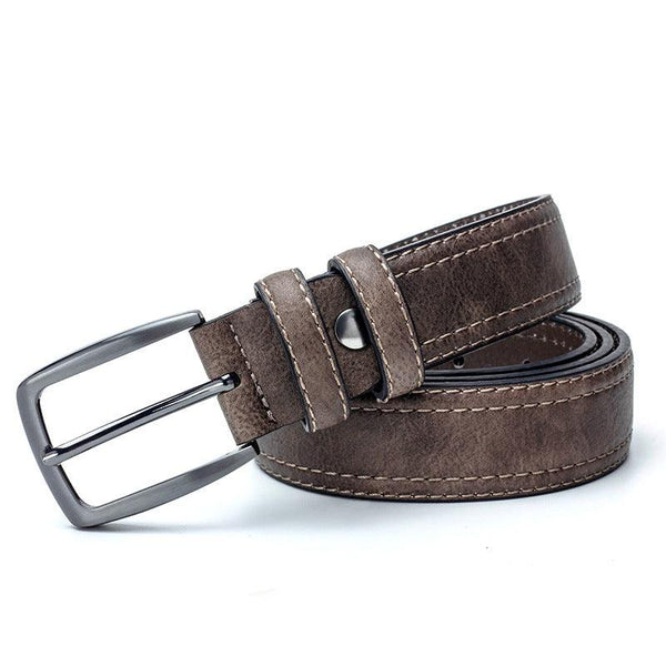 Men Vintage Belts For Jeans Luxury Split Leather Belt Men Famous Belt For Man Designer Belts With Vintage Style - Super Amazing Store