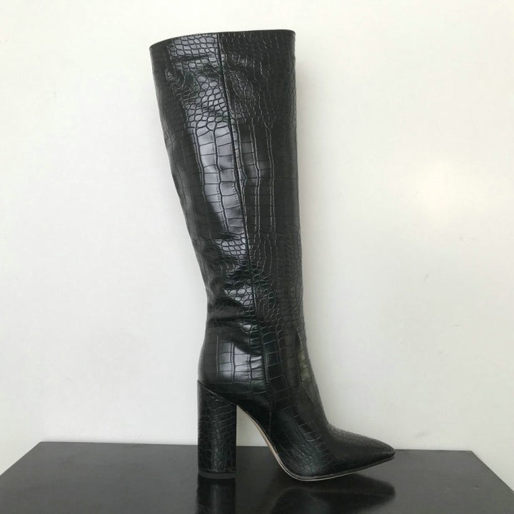 Large chunky high boots for women - Super Amazing Store