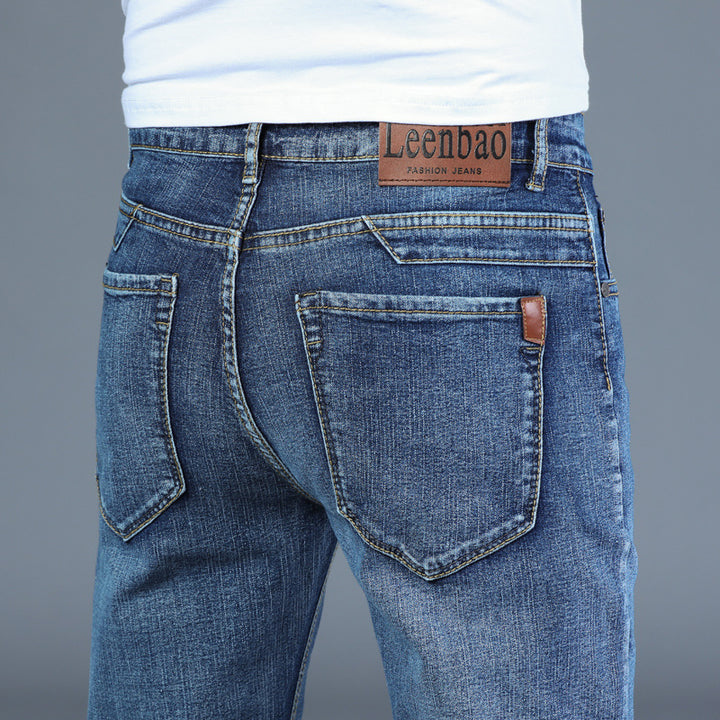 Straight slim-fit stretch jeans Q2