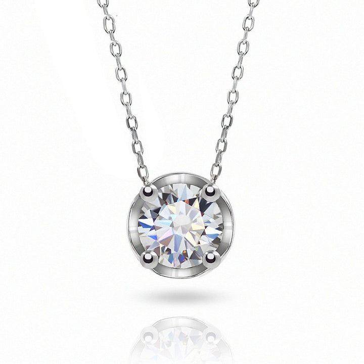 Moissanite necklace 1.5 carats VVS1 - Super Amazing Store