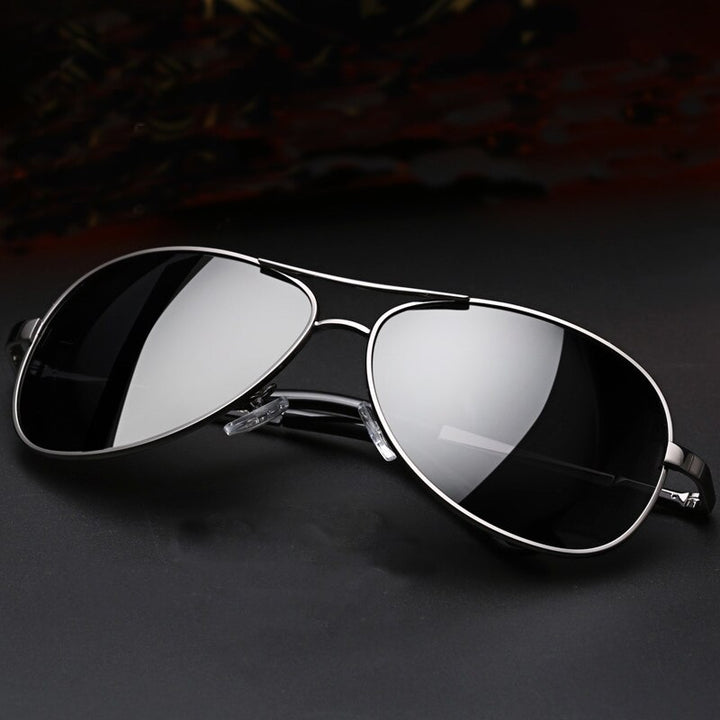 Fashionable large frame metal glasses - Super Amazing Store