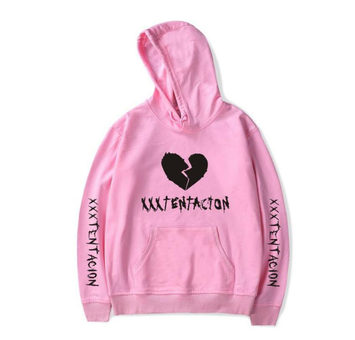 Heart Design Pullover Hoodie Q2