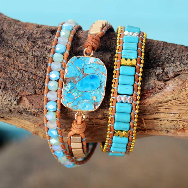 Turquoise Bracelet Bohemian Style Bracelet Unique Gift - Super Amazing Store