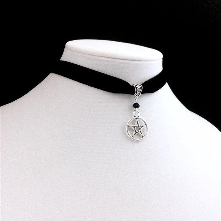 Pentagram Black Velvet Beads Necklace - Super Amazing Store