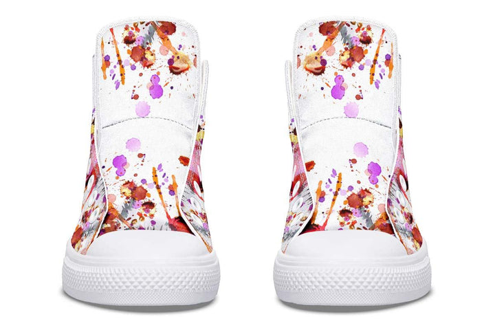 Printed Couple High-top Canvas Shoes - Super Amazing Store