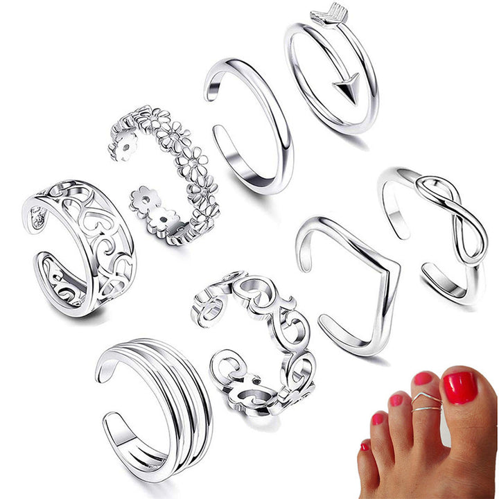 Personality Charm Rose Simple Rings Women's Q2