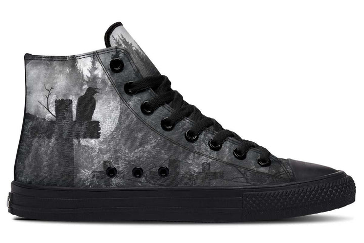 Printed Couple High-top Canvas Shoes - Super Amazing Store