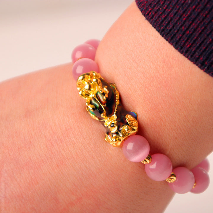 3D Gold Plated PiXiu Bracelet Q2